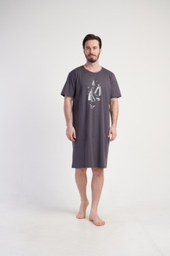 Koszula męska do spania bawełniana wygodna pomysł na prezent Vienetta XL