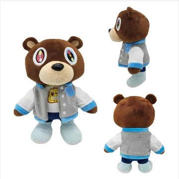 BEAR MASCOT 25CM PREZENT ŚWIĄTECZNY KANYE DROPOUT BEAR PLUSH