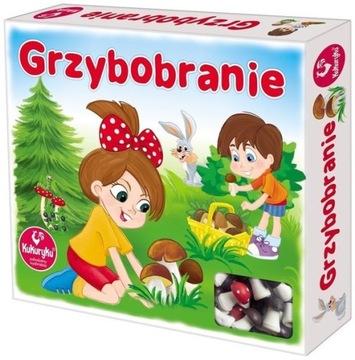 Planszowa GRA TOWARZYSKA Wciągająca Rozgrywka dla RODZIN Grzybobranie Mega