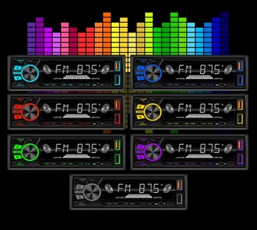 АВТОМОБИЛЬНОЕ РАДИО 1DIN USB SD BLUETOOTH МИКРОФОН