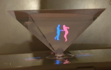 ПРОЕКТОР ГОЛОГРАФИЧЕСКОЕ НАЛОЖЕНИЕ ГОЛОГРАММНАЯ ПРИЗМА 3D ПИРАМИДА ДЛЯ ТЕЛЕФОНА