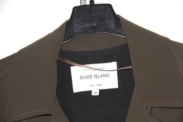 river island khaki kurtka ramoneska 38 m ochnik