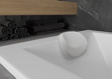 MEXEN ZAGŁÓWEK WANNOWY M07 BIAŁY WANNA CUBIK CUBE