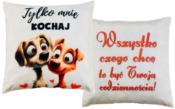 PODUSZKA prezent na WALENTYNKI walentynka kocham cię UPOMINEK WALENTYNKOWY