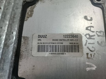 КОМПЬЮТЕР, КОНТРОЛЛЕР OPEL VECTRA C 12223640 1.6 16V