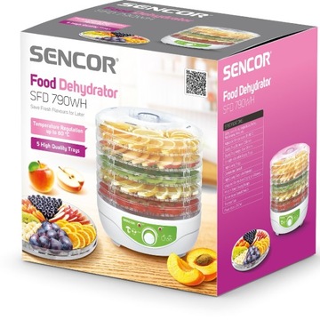 Сушилка для пищевых продуктов Sencor SFD 790WH