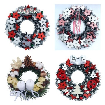 БОЛЬШОЙ РОЖДЕСТВЕНСКИЙ ВЕНОК XXL 60 СМ С ПОДСВЕТКОЙ