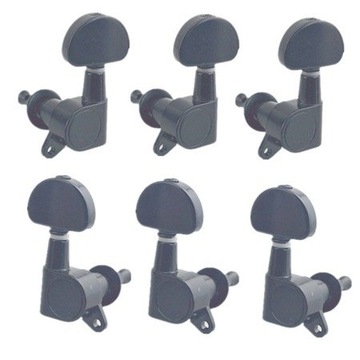 Klucze do gitary, olejowe DSQ-GT01 Black (3+3)
