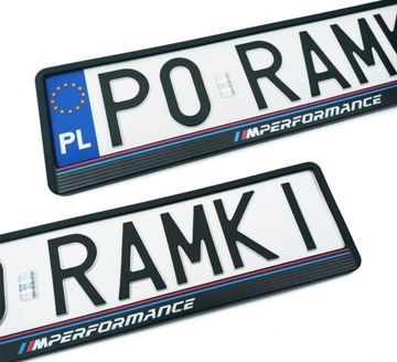 BMW M PERFORMANCE MPOWER MOTORSPORT E90 X5 X3 рама пластины