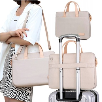 Мужская женская сумка-портфель на плечо для ноутбука, планшета 15,6 дюйма, тканевая р