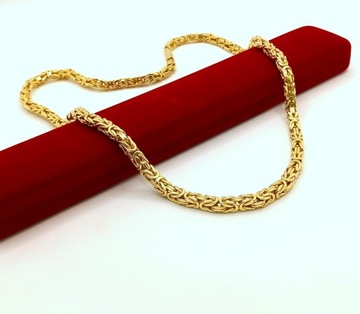 Złoty łańcuszek Królewski PR.585 W:131gr Dł.62cm .