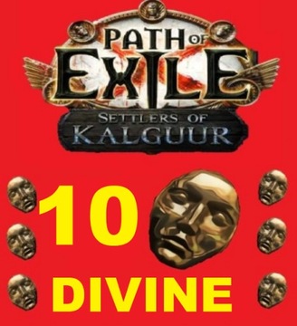 PATH OF EXILE SETTLERS OF KALGUUR 10 SZTUK DIVINE ORB ORBY NOWA LIGA POE