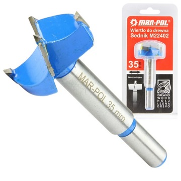 SEDNIK DO DREWNA POD ZAWIASY 35/90mm MAR-POL