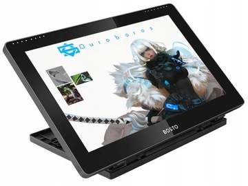 Графический планшет BOSTO 16HD с диагональю 15,6 дюйма и пером