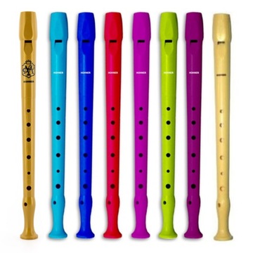 9508 Light Blue Flet prosty sopranowy Hohner