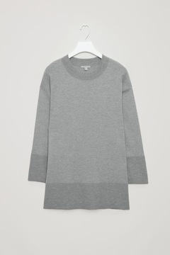 COS sweter szary oversize r. M