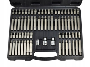 НАБОР БИТ 75 ШТ. TORX IMBUS SPLINE HEX FALON