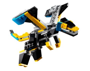 LEGO CREATOR Супер РОБОТ Трансформеры 3 в 1 SMOK Jet 159 Klocki 6+