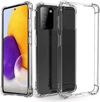 Etui case Samsunga Galaxy A72 przezroczysty