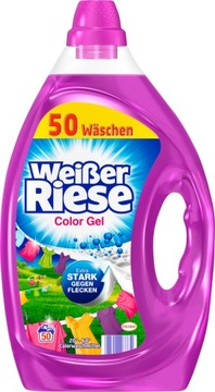 Weisser Riese Color Gel Żel do Prania 50pr 2,5l DE