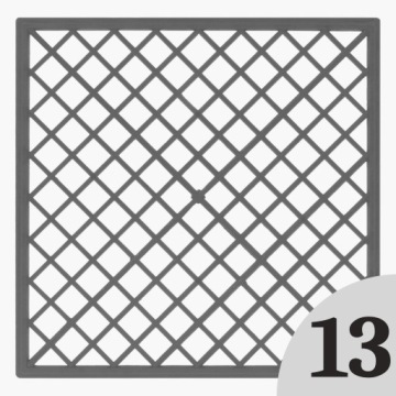 Решетка, коврик, вставка для раковины, раковина 25,5x25,5 Primpol - Цвета