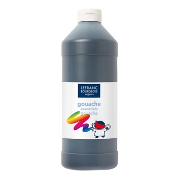 Farba plakatowa - czarna - Lefranc Bourgeois - 1l