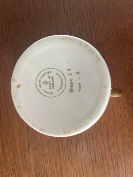 Фарфоровая сахарница Royal Worcester, кружка с фруктами
