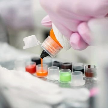 100х ПИГМЕНТНЫХ ЧАШЕК ДЛЯ ТАТУ-ЧЕРНИЛ С ПОДСТАВКОЙ PRIMA DERMA