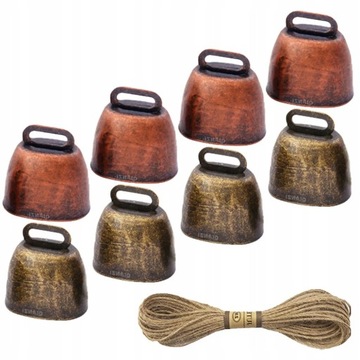 Металлический конный колокольчик на ферме против животных против животных