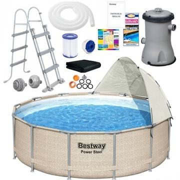 BASEN STELAŻOWY BESTWAY OGRODOWY 3,96 X 1,07 5614V