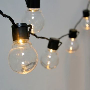 Светильники GIRLAND BULB x10 OUTDOOR сетевой теплый белый светодиодная цепочка 2м