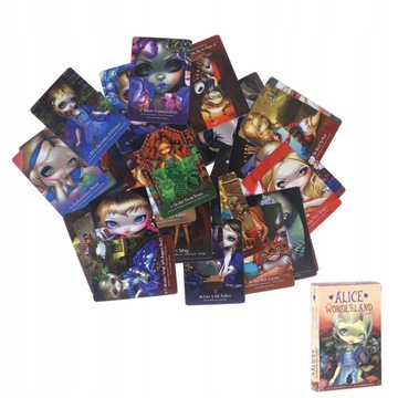 KARTY TAROTA TAROT 45 KART - Alice wonderland
