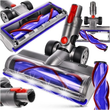 SZCZOTKA DO DYSON TURBO LED Końcówka Obrotowa Odkurzacza V7 V8 V10 V11 V15