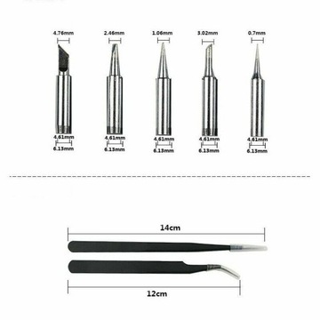 НАБОР ТОЧНЫХ НАГРЕВАЕМЫХ ПАЯЛЬКОВ 60ВТ, колба