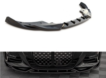 DOKŁADKA SPLITTER BMW G22 G23 CZARNY POŁYSK