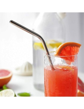 МЕТАЛЛИЧЕСКИЕ СОЛОМИНКИ ДЛЯ ПИТЬЕВЫХ НАПИТКОВ ЭКО СТАЛЬНЫЕ ТРУБКИ 11 шт.