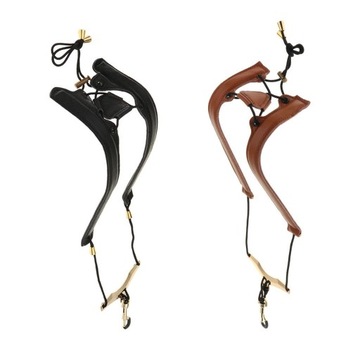 Кожаный ремень для тенора-альта, черный