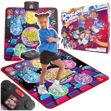 DUŻA MATA MUZYCZNA TANECZNA DLA DZIECI DISCO DANCE MAT GRA ZRĘCZNOŚCIOWA
