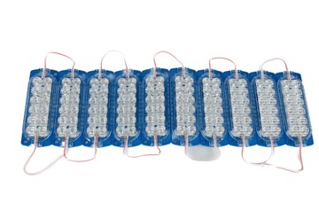 10x MODUŁ 12 LED niebieski 12V 10CM oświetlenie kabiny paki opryskiwacza