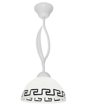 Lampa zwis Z10-k70-bi NA HAK do LED z E27 - KOLORY