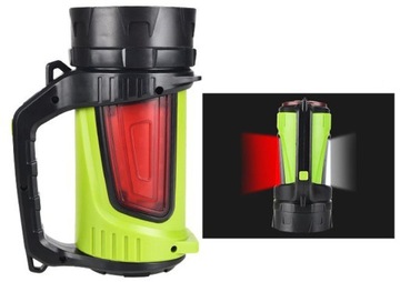 МОЩНЫЙ ФОНАРЬ, светодиодный прожектор, аккумуляторная батарея, рефлекторная лампа