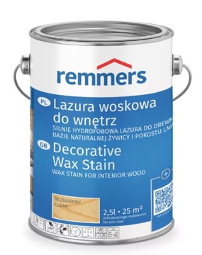 Восковая глазурь Wohnraum-lasur для интерьера REMMERS 2,5 л Тосканский серый