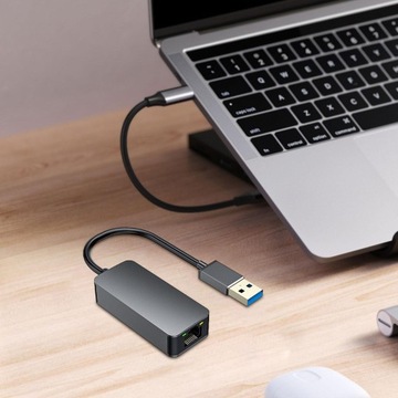 Ethernet-адаптер с алюминиевой оболочкой Кабель Plug and Play Сетевой концентратор