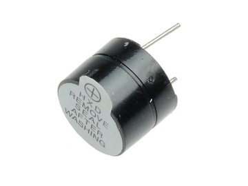 Buzzer z generatorem 12V 85dB 2,3kHz 4 szt.