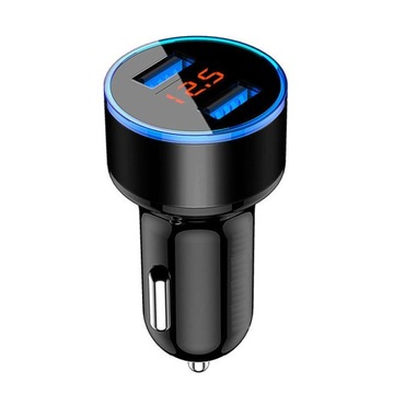 Ładowarka Samochodowa FAST 3,1A LED/020