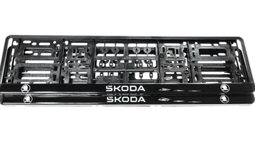Рамки номерного знака SKODA GELOWE, 2 шт.