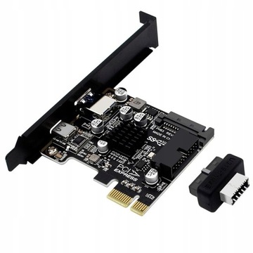 do USB 3.0 portu karta rozszerzeń USB C kontroler