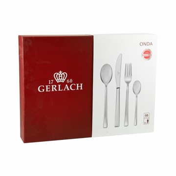GERLACH ONDA Набор столовых приборов на 12 персон, 68 предметов