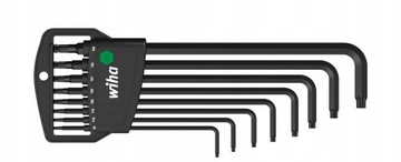 WIHA 32394 Klucz imbusowe, kulista główka T9-T40x mm 8-częściowy