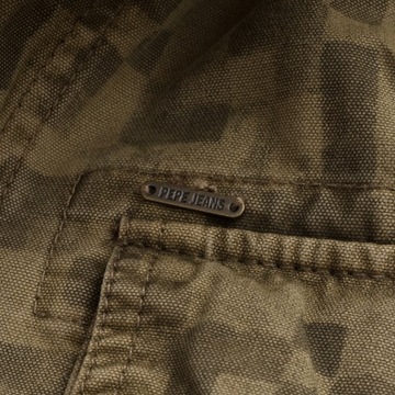 Pepe Jeans kurtka męska moro militarna oryginał PM401501-856 M